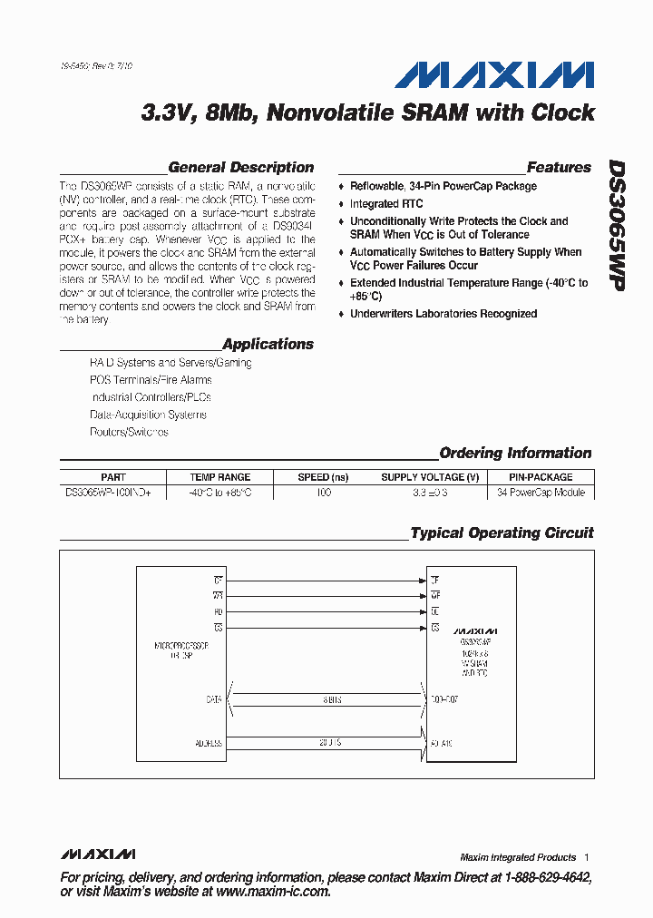 DS3065WP-100IND_4851559.PDF Datasheet