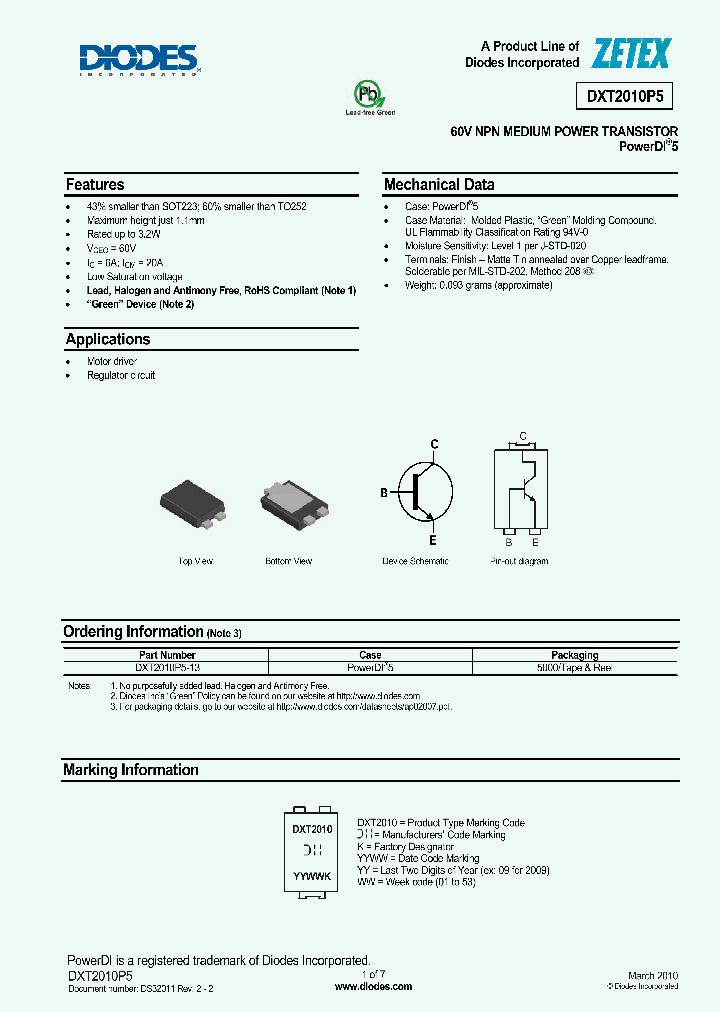 DXT2010P5_4590921.PDF Datasheet