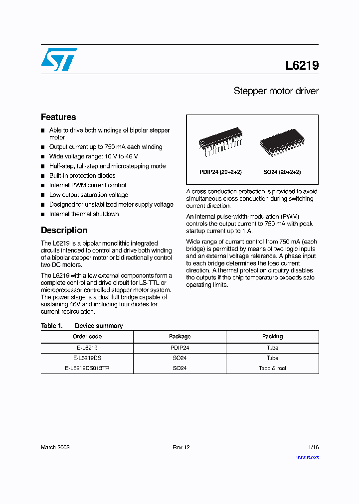 E-L6219DS013TR_4253561.PDF Datasheet