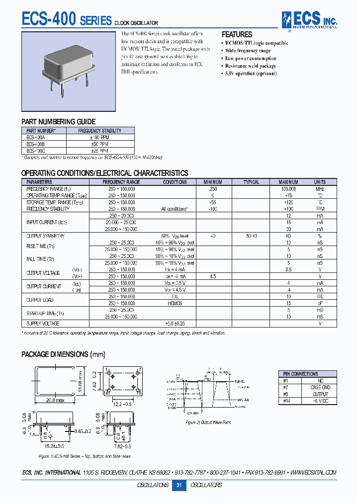 ECS-400B_4825108.PDF Datasheet