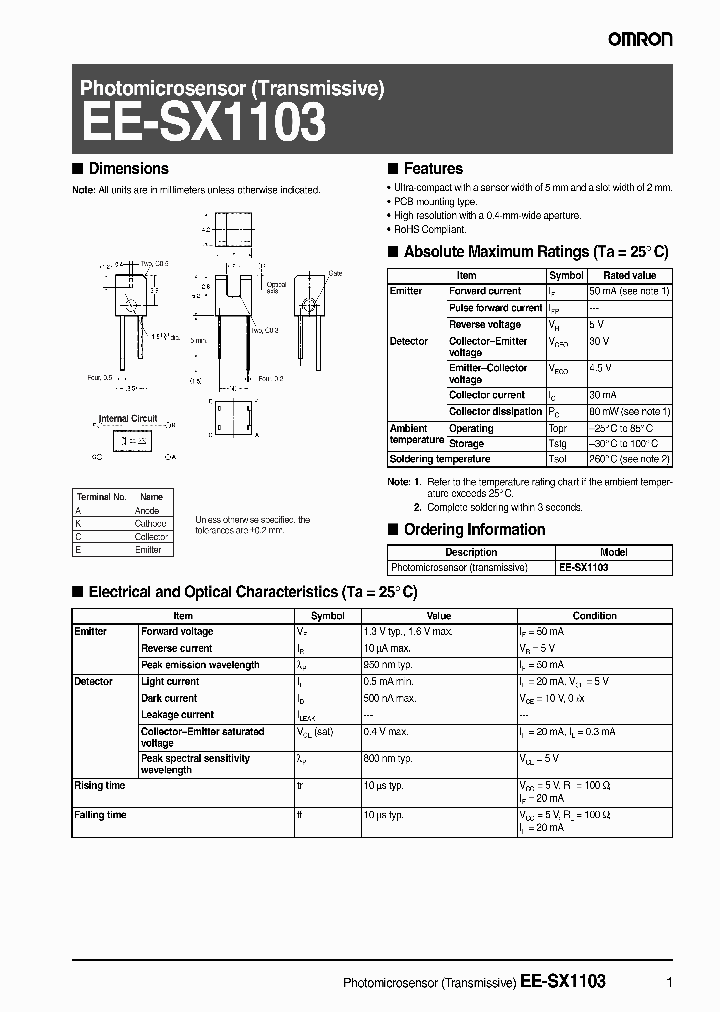 EE-SX1103_4547368.PDF Datasheet