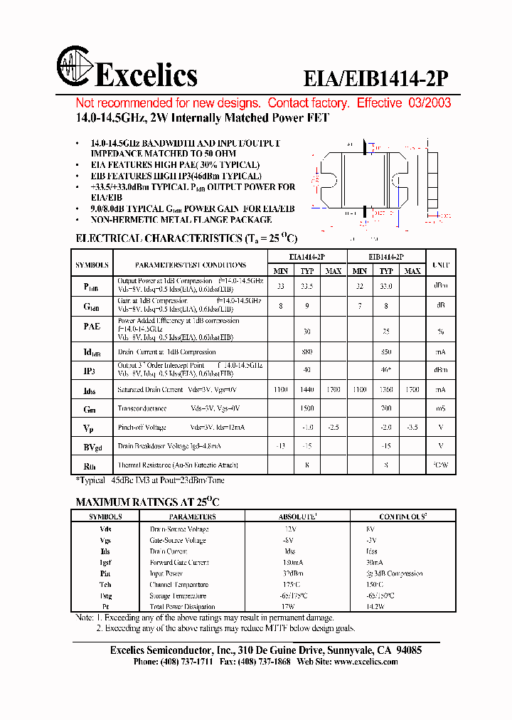 EIB1414-2P_4427462.PDF Datasheet