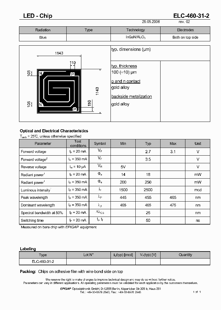 ELC-460-31-2_4887453.PDF Datasheet