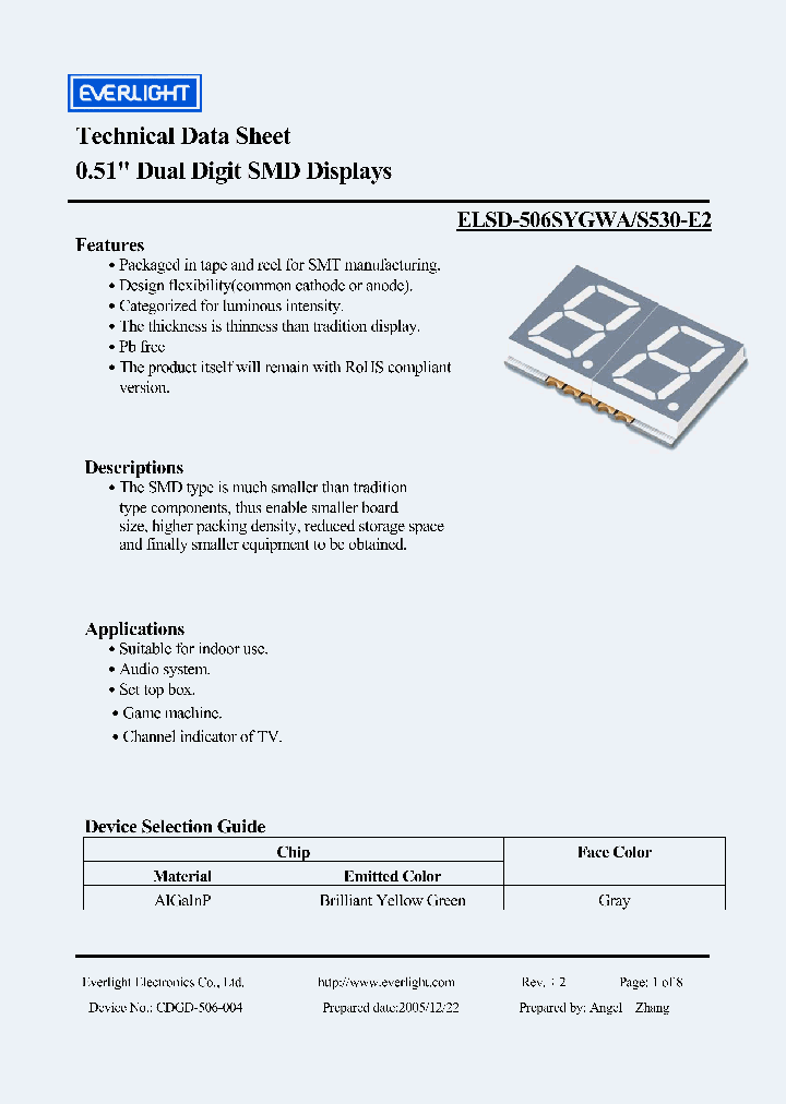 ELSD-506SYGWA_4240905.PDF Datasheet