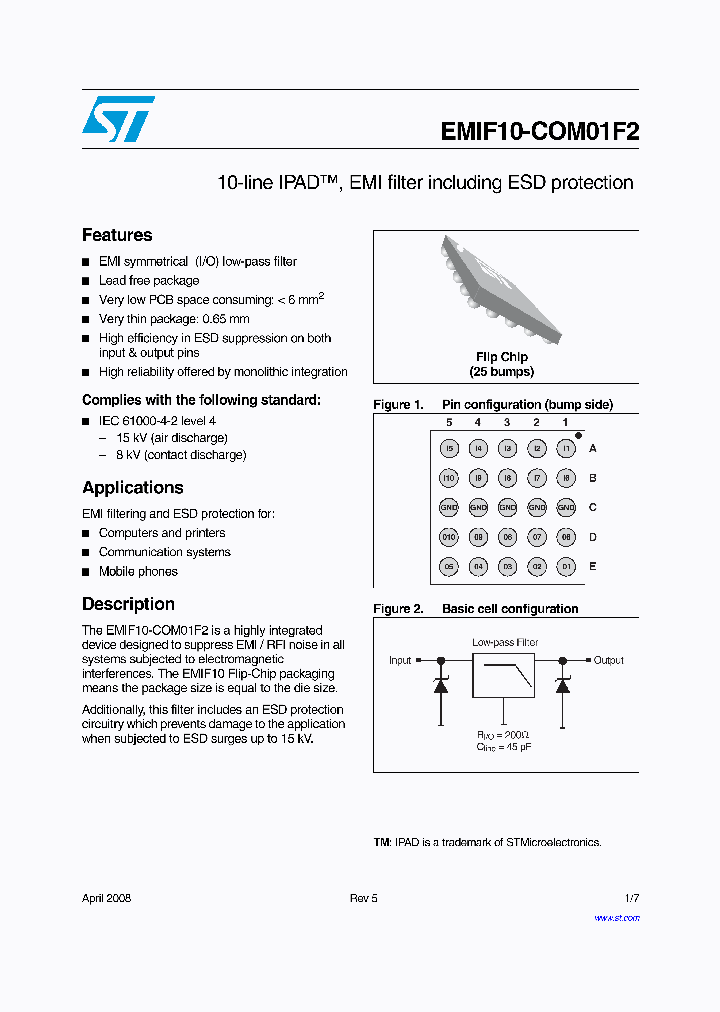 EMIF10-COM01F208_4224089.PDF Datasheet
