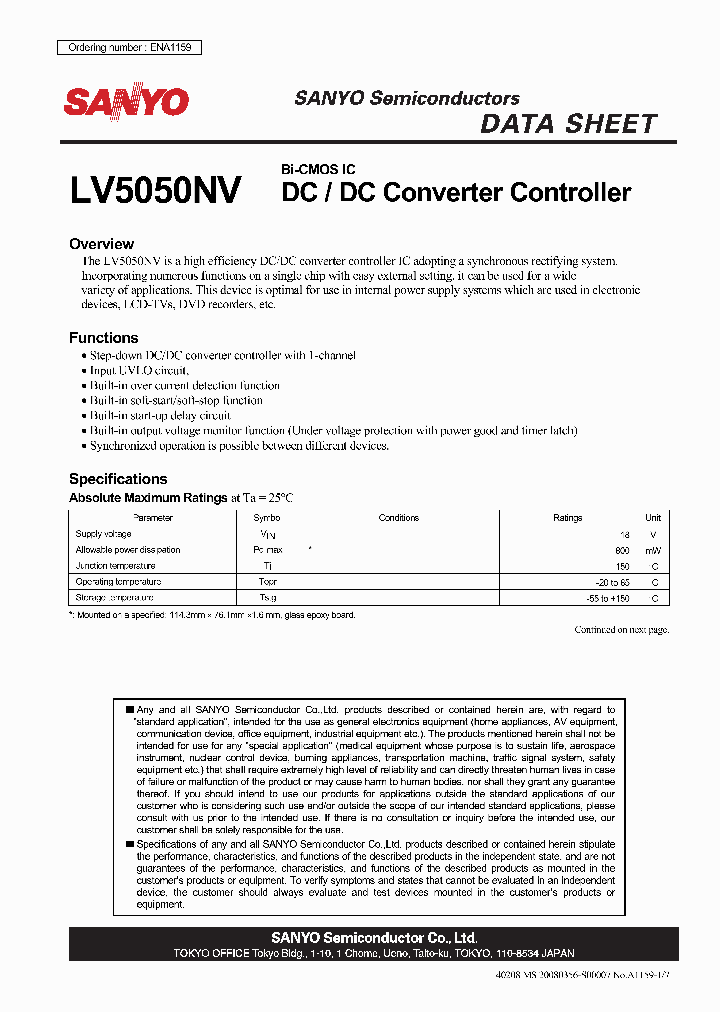 ENA1159_4492387.PDF Datasheet