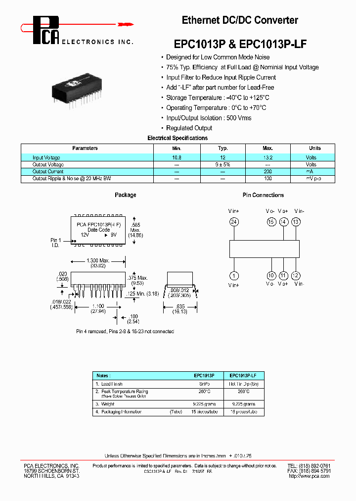 EPC1013P-LF_4722308.PDF Datasheet