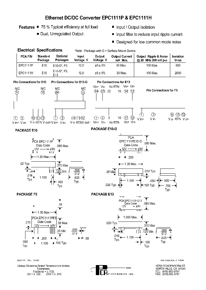 EPC1111H_4701563.PDF Datasheet