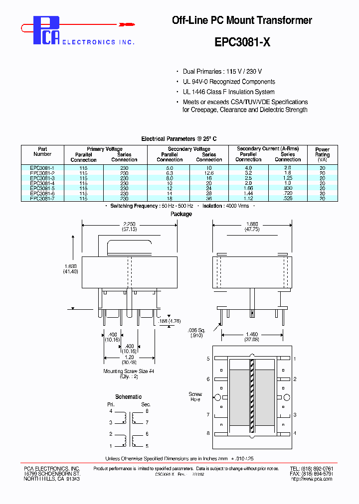 EPC3081-1_4479648.PDF Datasheet