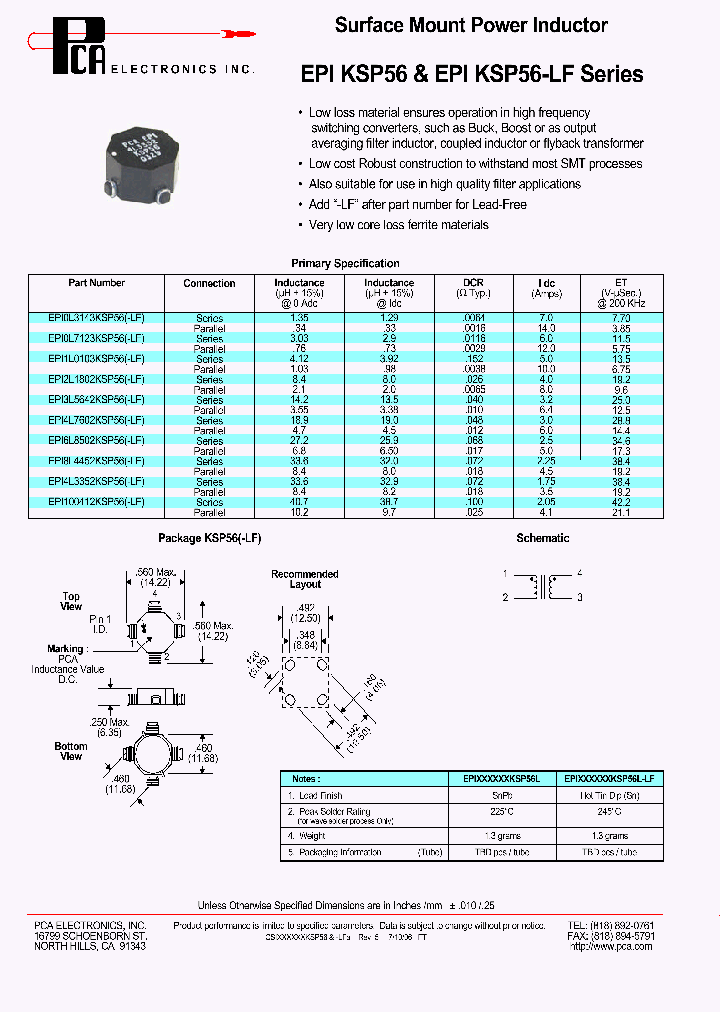 EPI100412KSP56-LF_4477352.PDF Datasheet