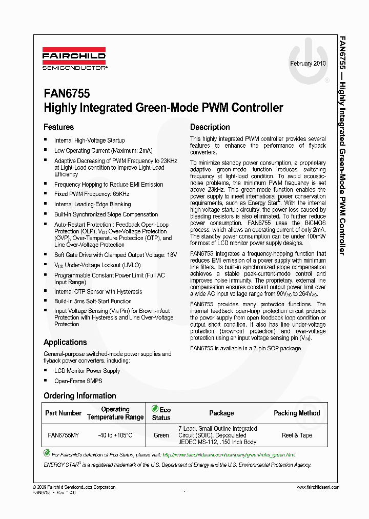 FAN6755_4648704.PDF Datasheet