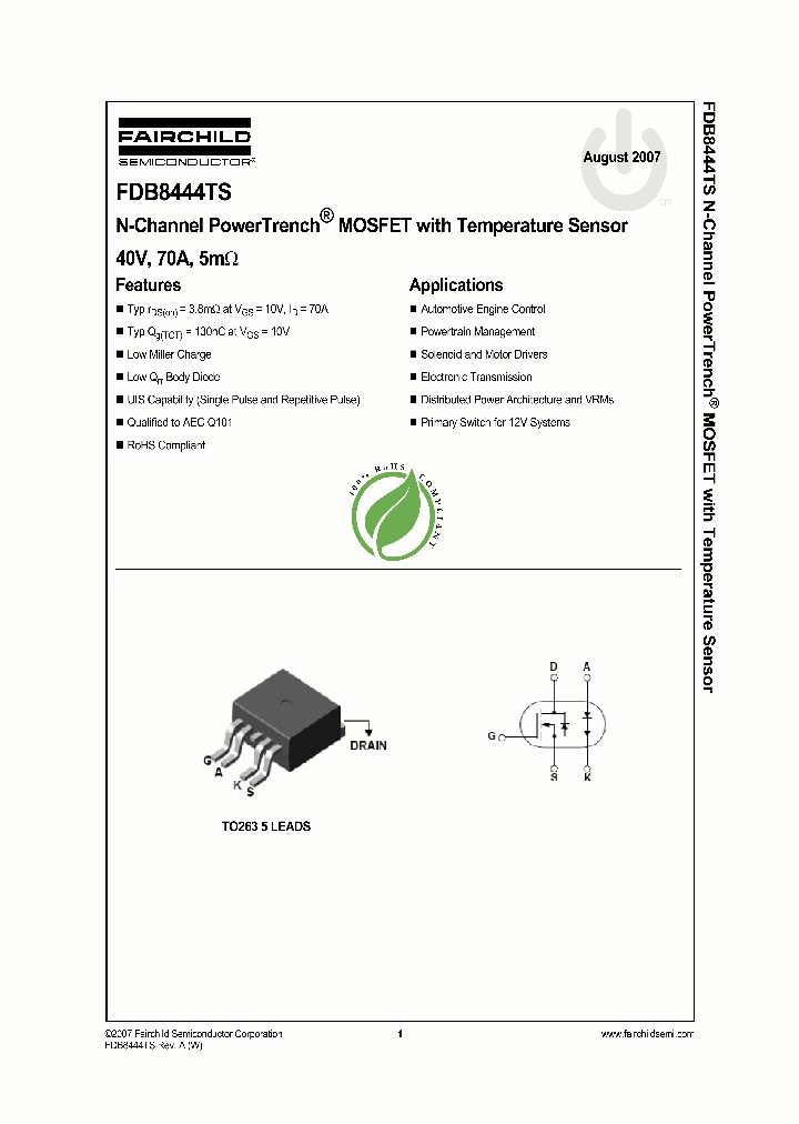 FDB8444TS_4312753.PDF Datasheet