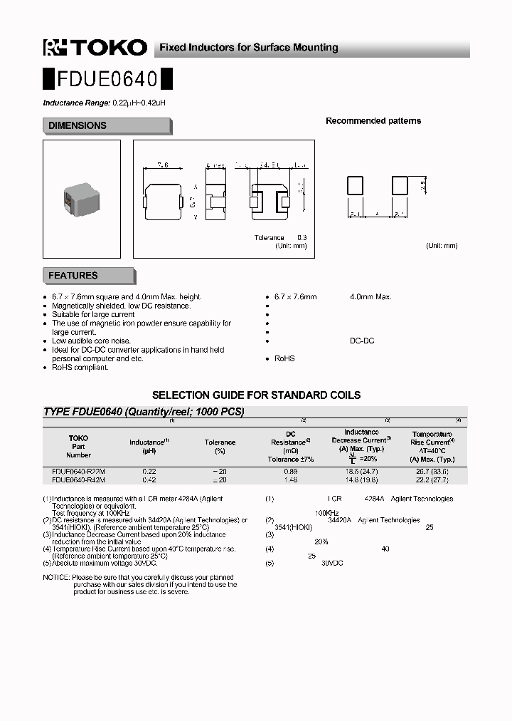 FDUE0640-R22M_4527057.PDF Datasheet