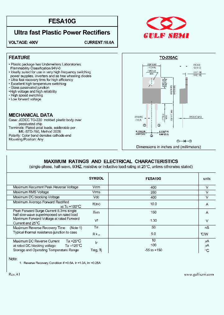 FESA10G_4618917.PDF Datasheet