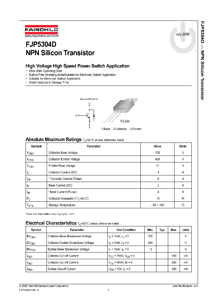 FJP5304D08_4665737.PDF Datasheet