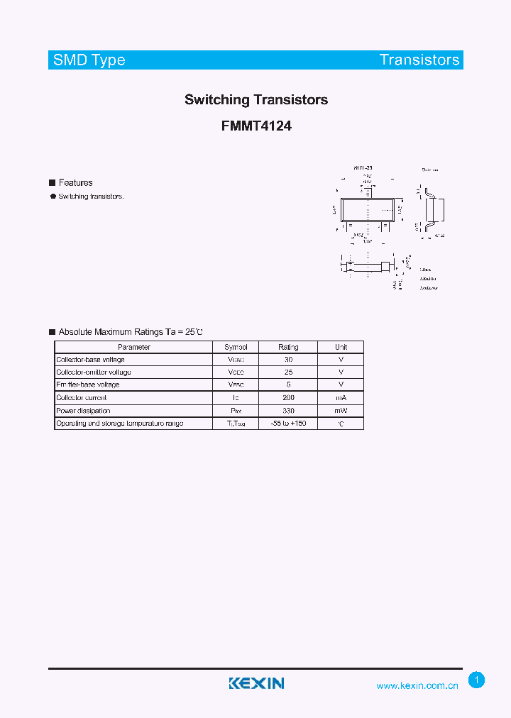 FMMT4124_4414215.PDF Datasheet