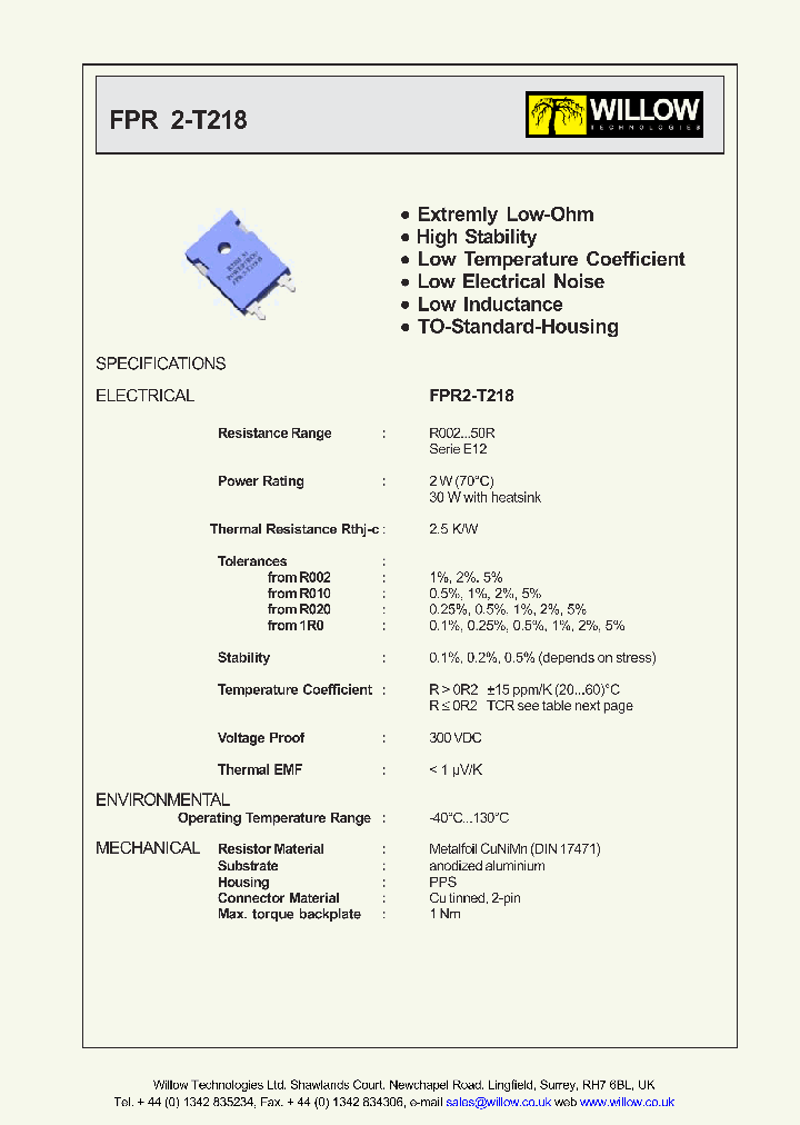 FPR2-T218_4239248.PDF Datasheet