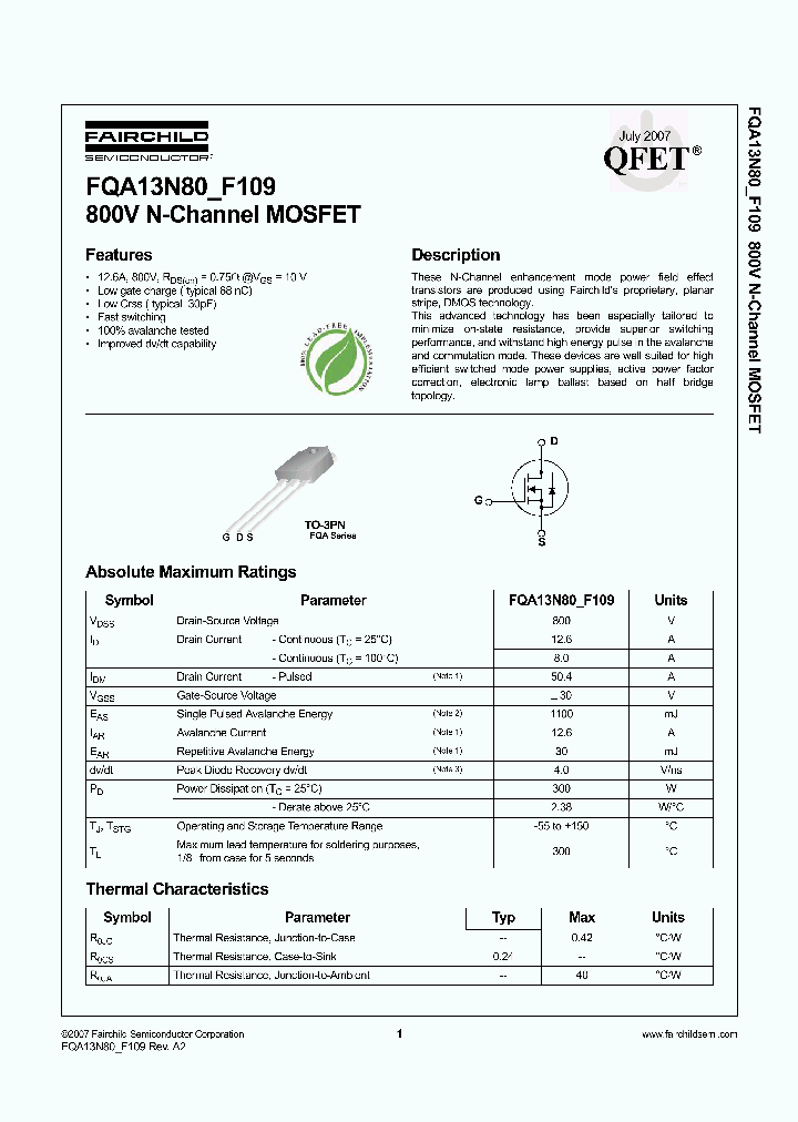 FQA13N8007_4346103.PDF Datasheet