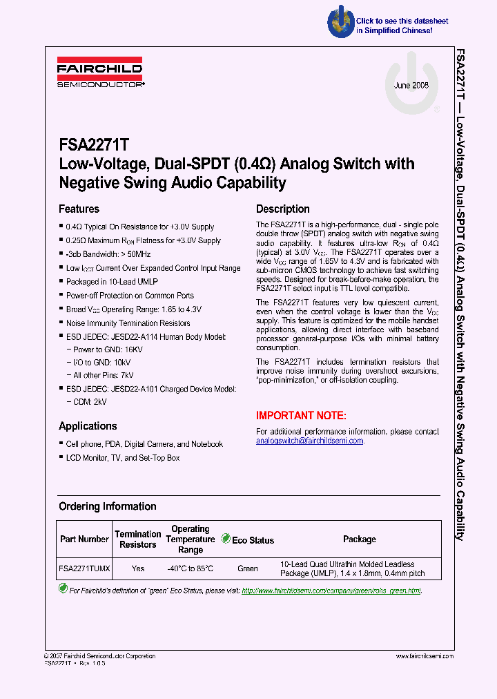 FSA2271T08_4791003.PDF Datasheet