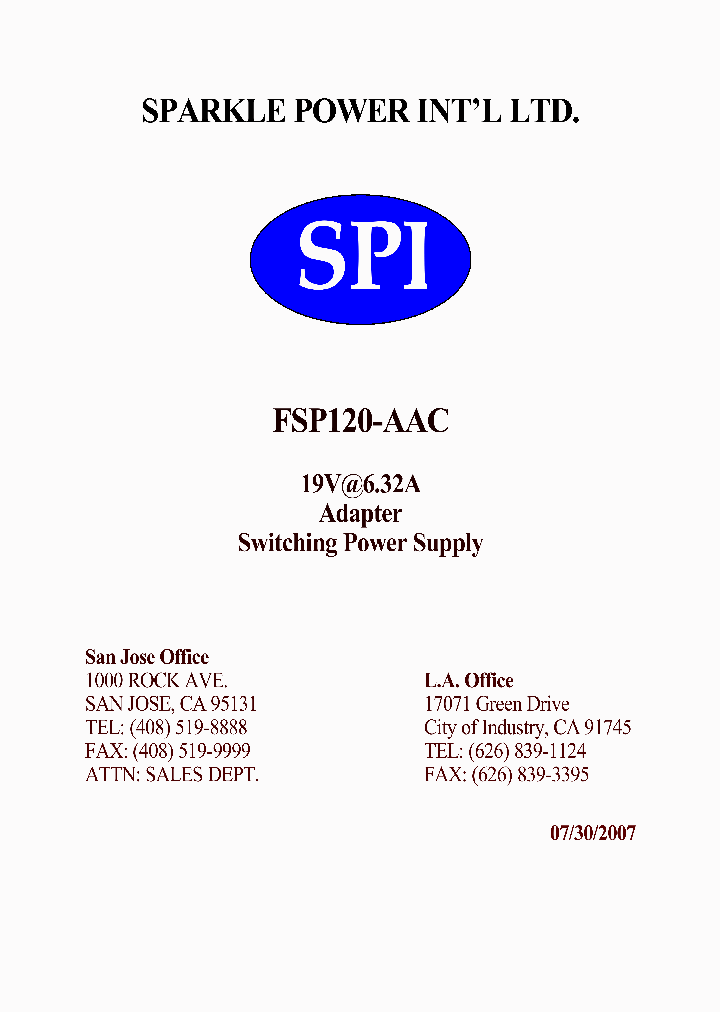 FSP120-AAC_4616593.PDF Datasheet