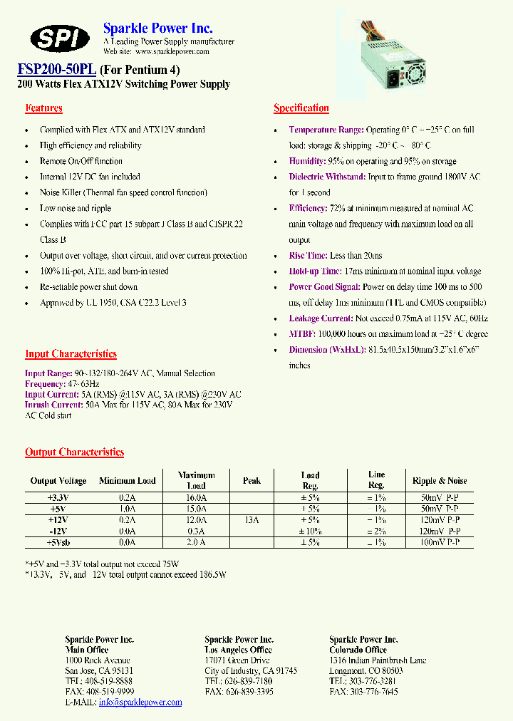 FSP200-50PL_4685108.PDF Datasheet