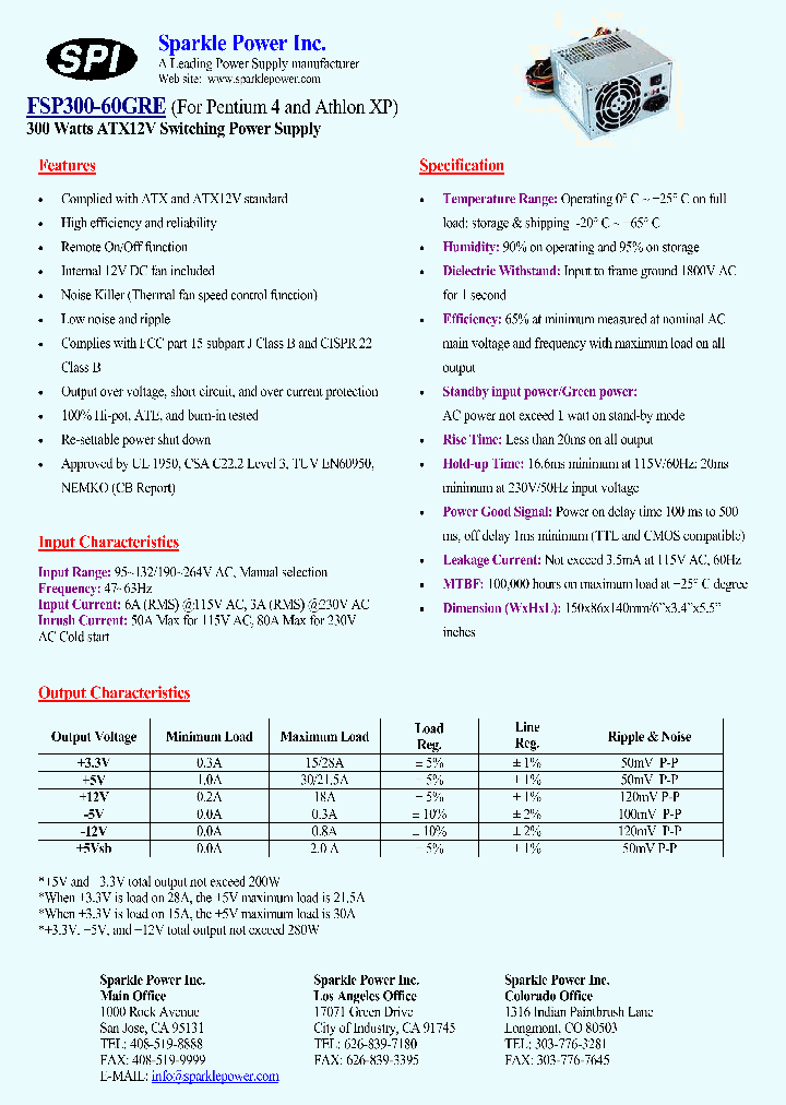 FSP300-60GRE_4376232.PDF Datasheet