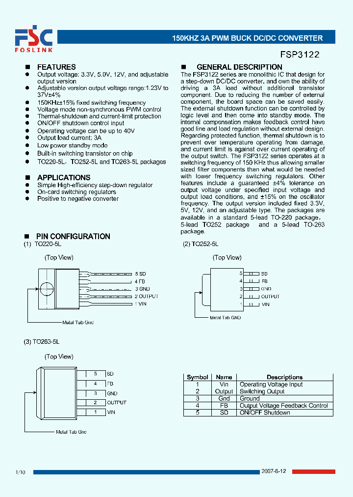 FSP3122_4251375.PDF Datasheet