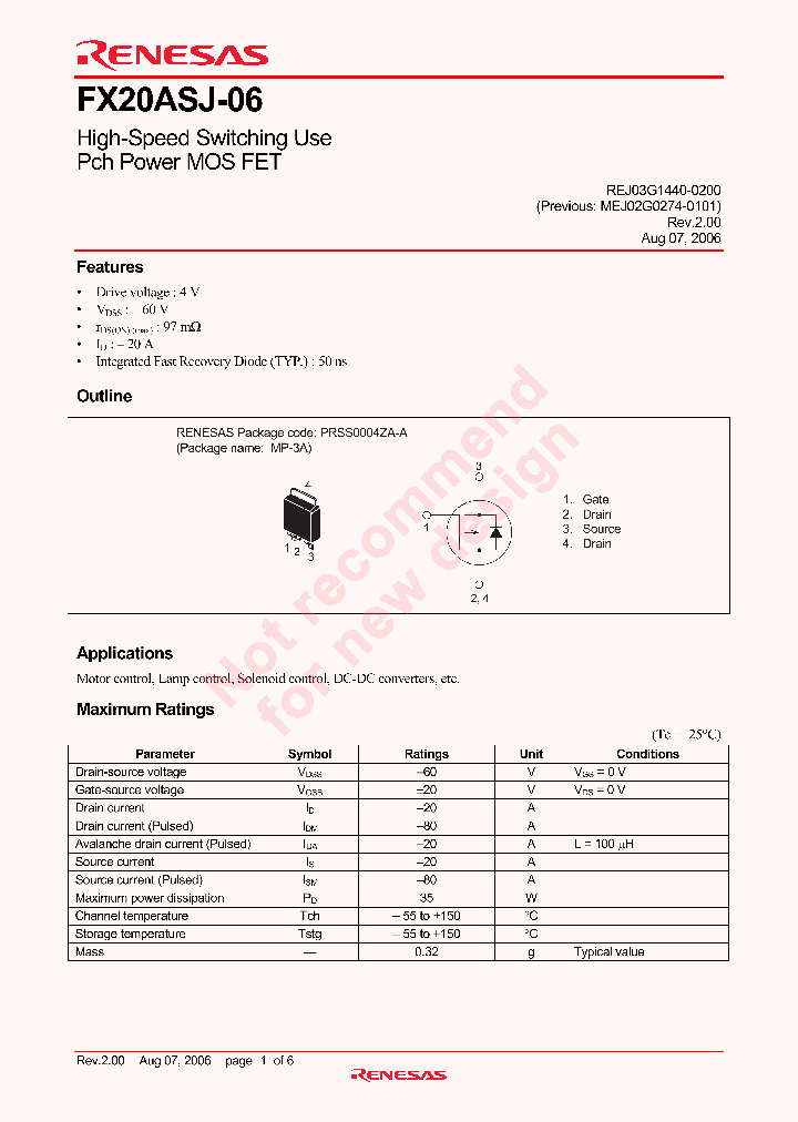 FX20ASJ-06_4671590.PDF Datasheet