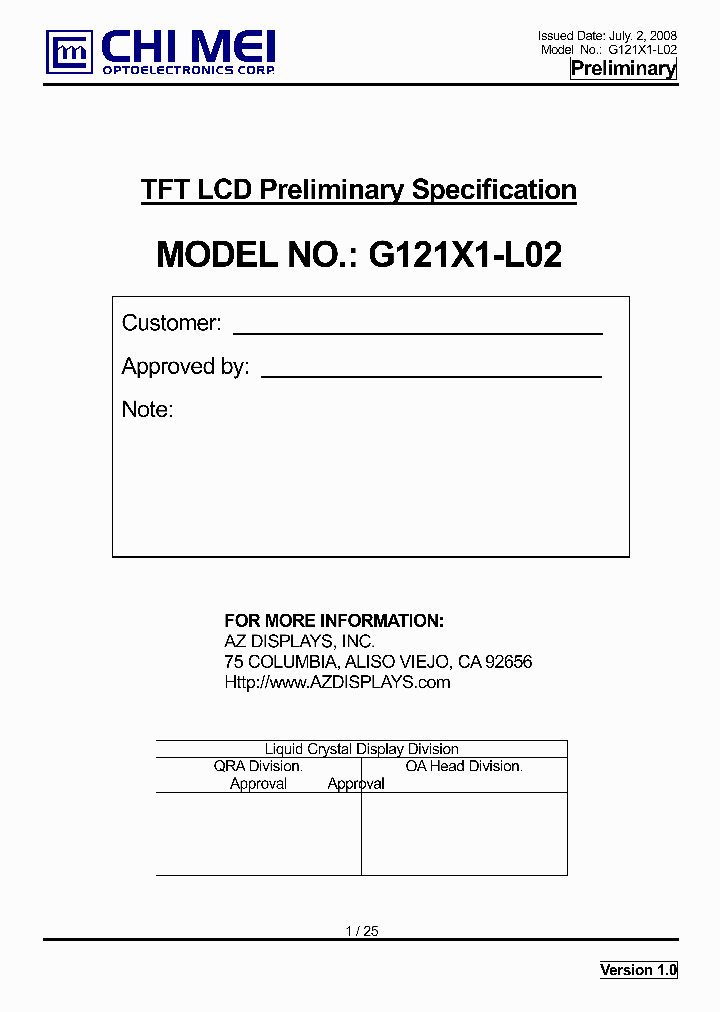 G121X1-L02_4655628.PDF Datasheet