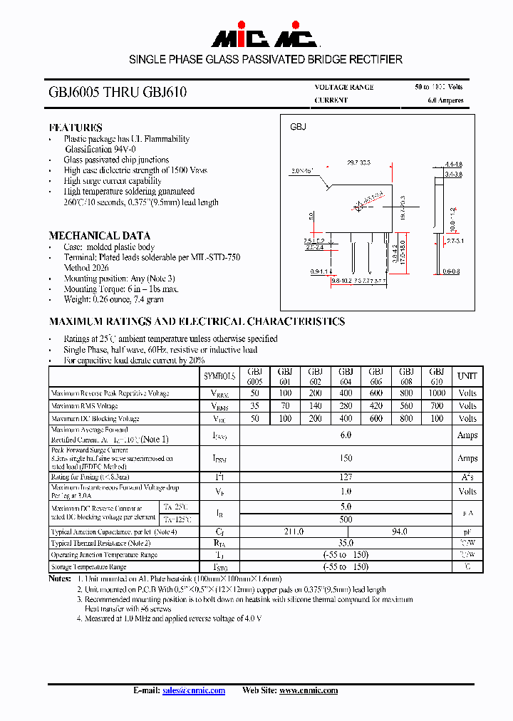 GBJ6005_4647426.PDF Datasheet