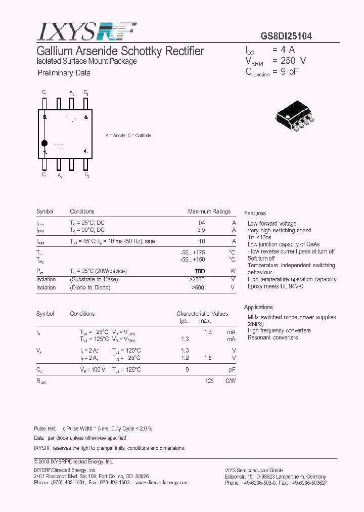 GS8DI25104_4794610.PDF Datasheet