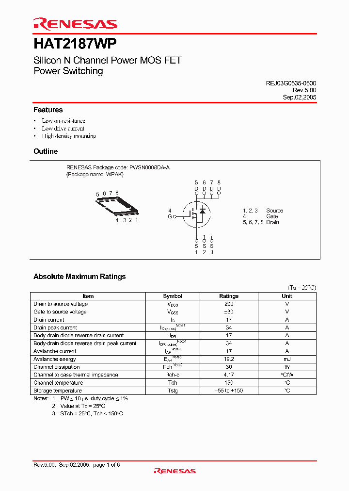 HAT2187WP_4349272.PDF Datasheet