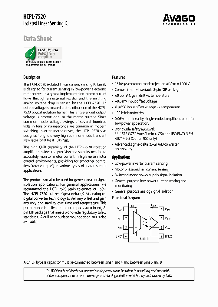 HCPL-7520_4281920.PDF Datasheet