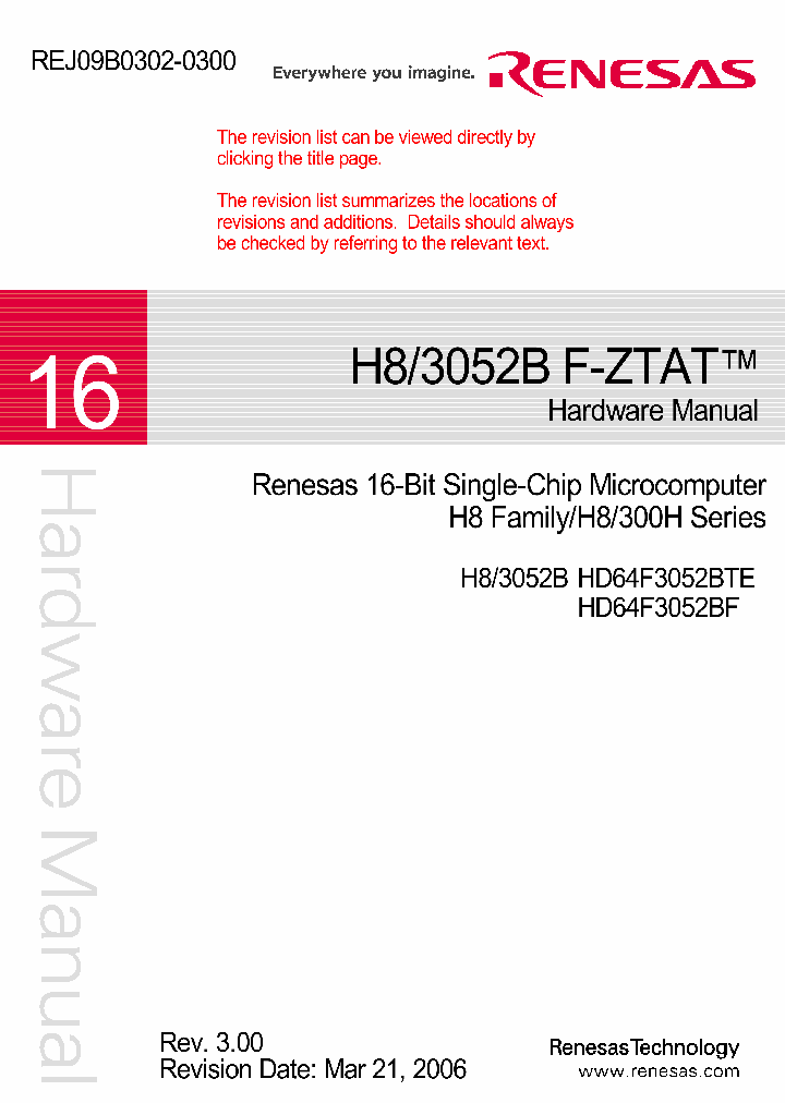 HD64F3052BTE_4279418.PDF Datasheet