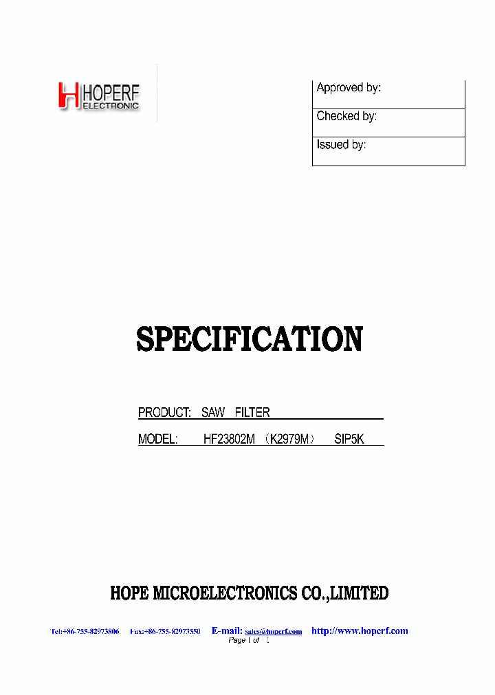 HF23802MSIP5K_4848758.PDF Datasheet