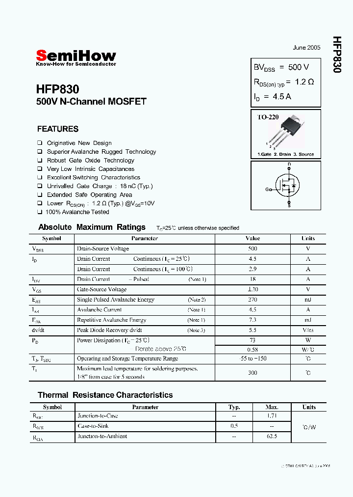 HFP830_4804767.PDF Datasheet