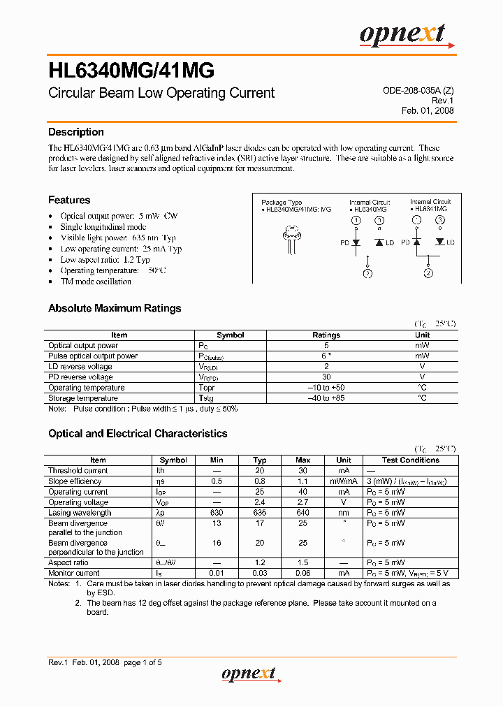 HL6340MG08_4780094.PDF Datasheet