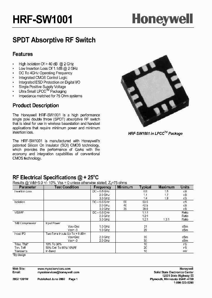 HRF-SW1001_4265316.PDF Datasheet