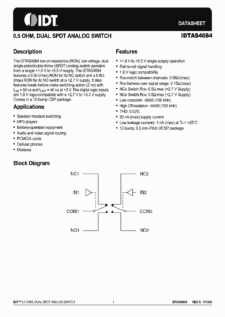 IDTAS46841_4568573.PDF Datasheet