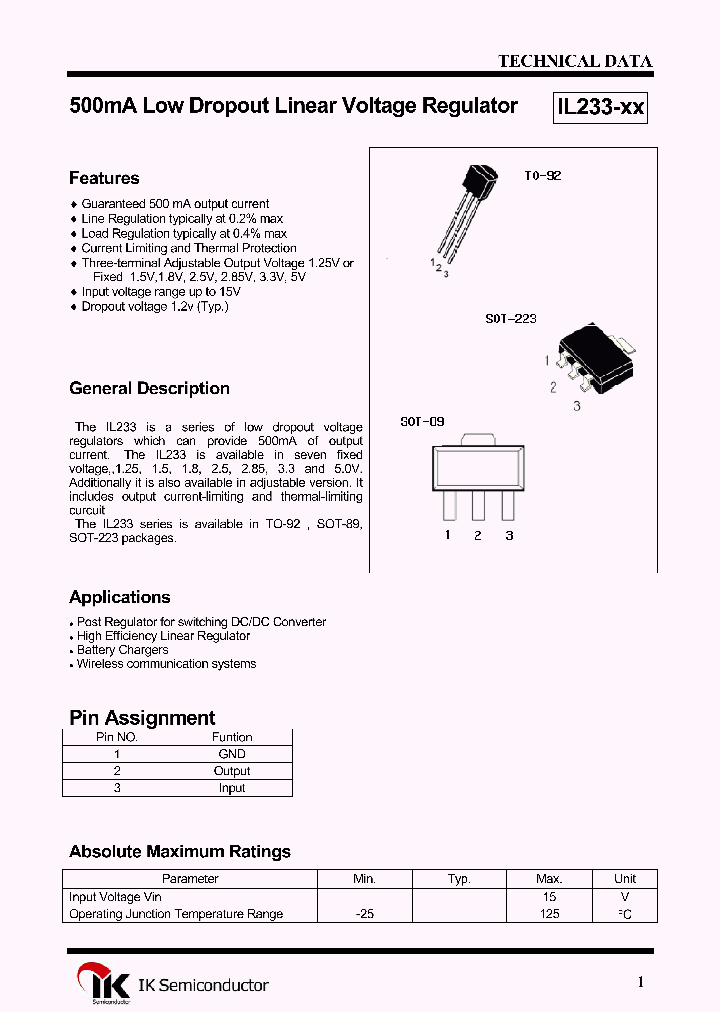 IL233-50_4888669.PDF Datasheet