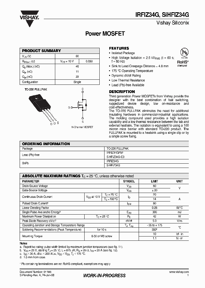 IRFIZ34G_4300552.PDF Datasheet