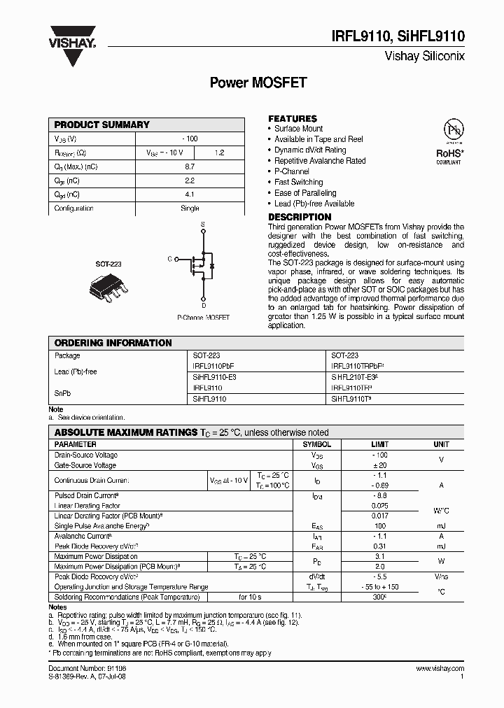 IRFL9110_4249902.PDF Datasheet