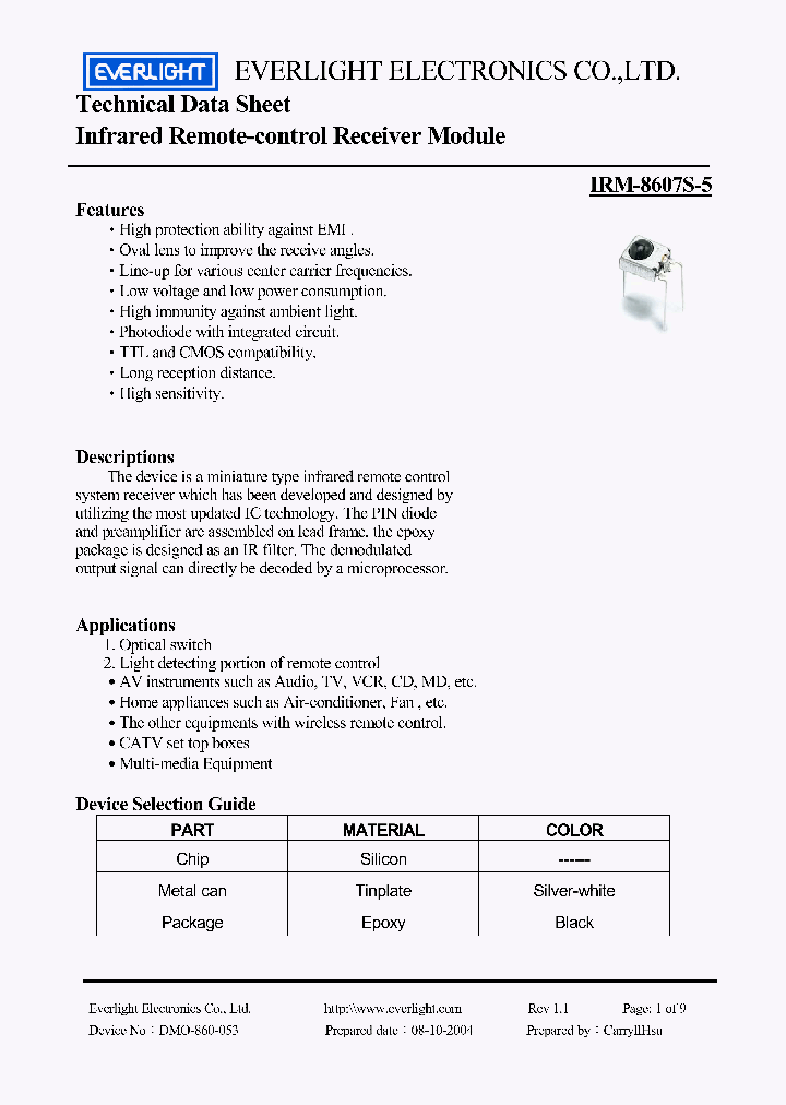 IRM-8607S-5_4779977.PDF Datasheet