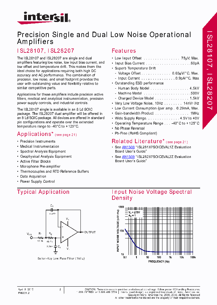 ISL28107FUZ_4590970.PDF Datasheet