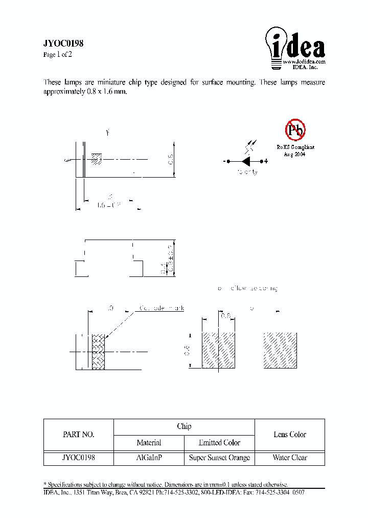 JYOC0198_4567605.PDF Datasheet