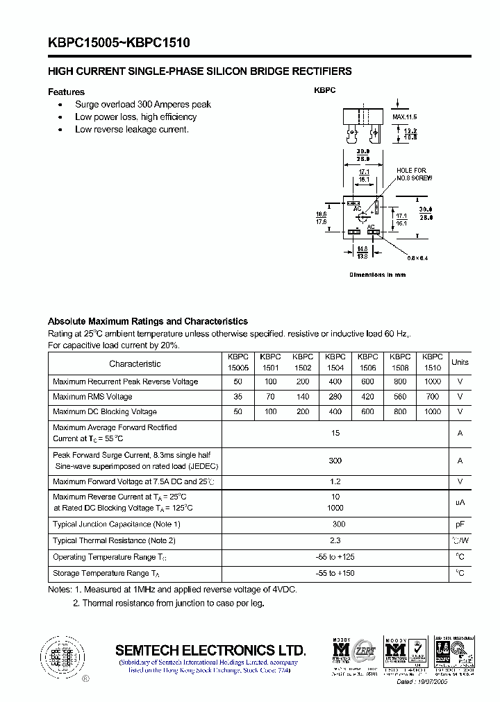 KBPC1510_4737597.PDF Datasheet