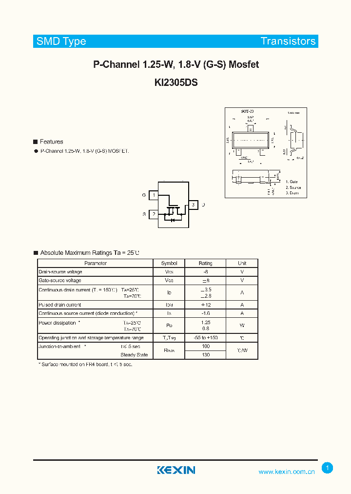 KI2305DS_4392382.PDF Datasheet