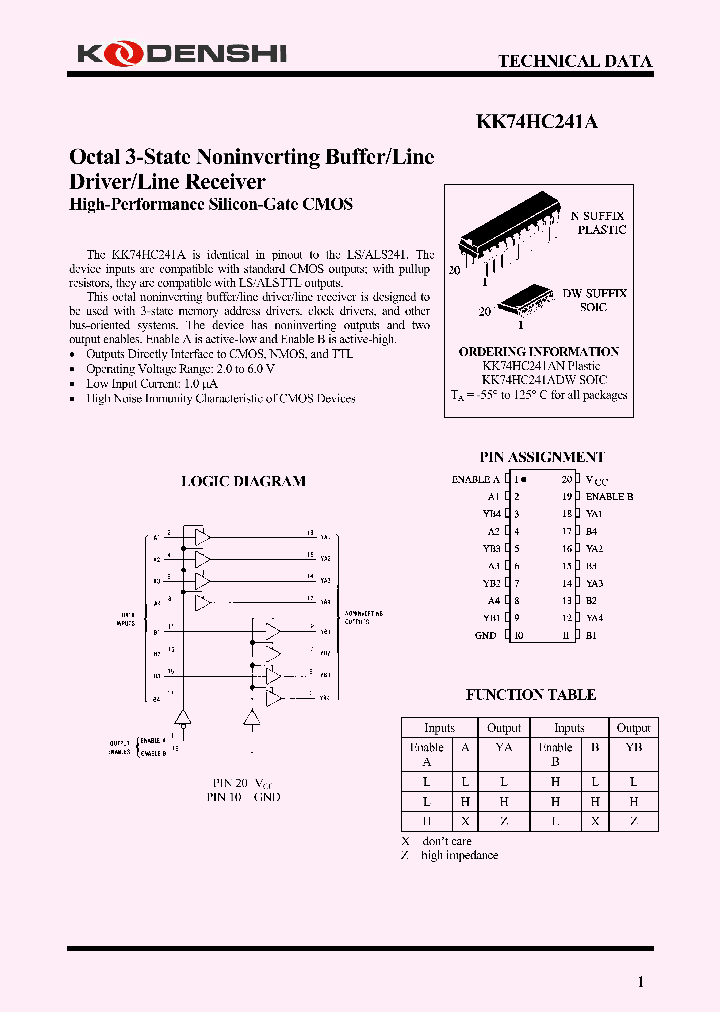 KK74HC241ADW_4351598.PDF Datasheet