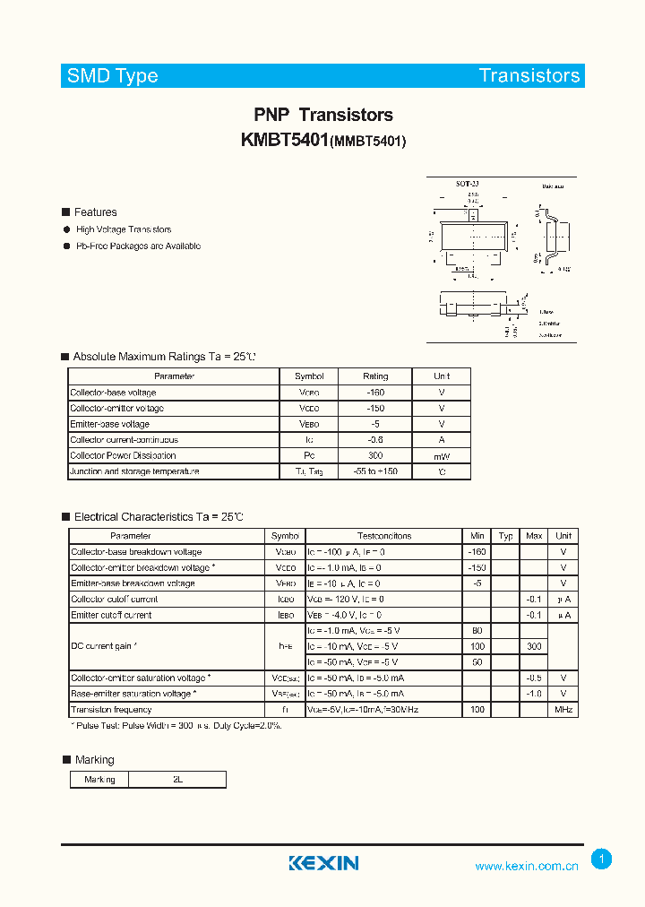 KMBT5401_4451604.PDF Datasheet