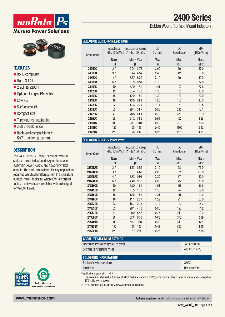 KMP2400_4623730.PDF Datasheet